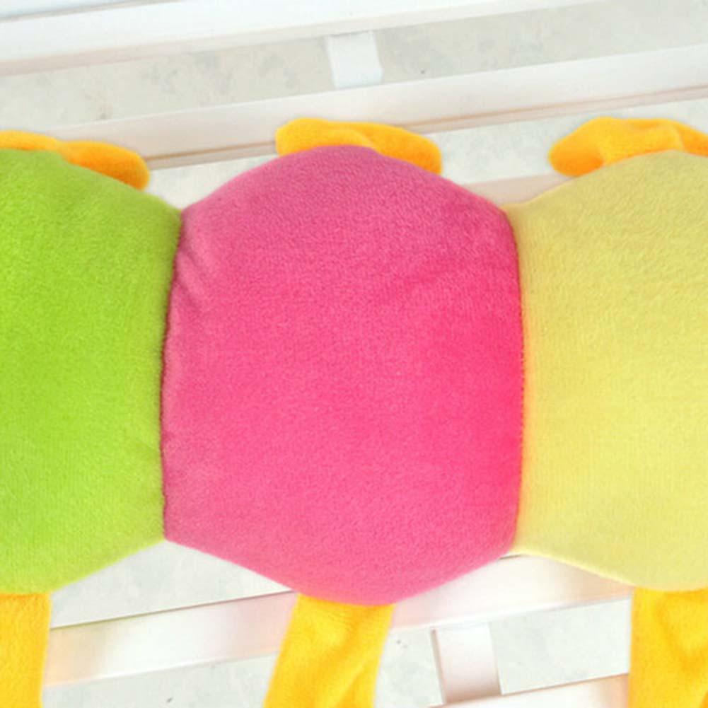 1PC 50cm Lovely Inchworm Toy Soft Plush Caterpillars Hold Pillow Doll Toys For Children Baby & Kid Plush Toys-ebowsos