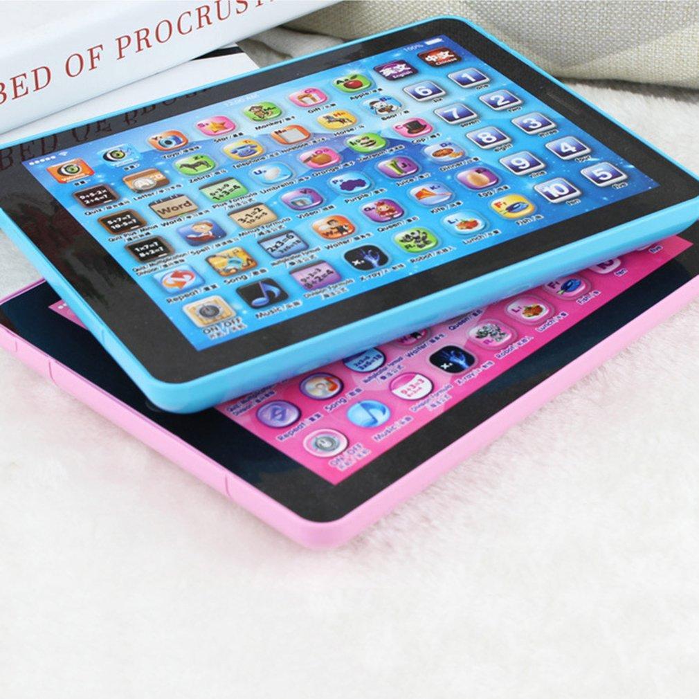 1PC Computer Learning Education Machine Tablet Toy For Kids Gift Touch Tablet Learning Machine Early Education Reading Pink-ebowsos