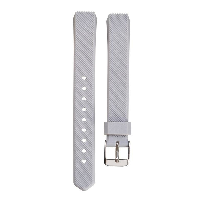 1PC Dourable Luxury Silicone Band Watchstrap Buckle For Fitbit Alta Twill Strap Watchband Replacement Accessory - ebowsos