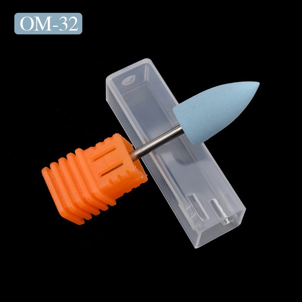 1PC Head Rubber Silicon Nail Drills Bit Flexible Polisher Manicure Machine Nail Accessories Nail File Polish Tools - ebowsos