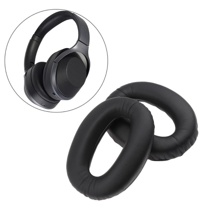 1Pair Replacement Ear Pad Ear Cushion For SONY MDR 1000X Headset  Leather Ear Cushions High Quality Earphone Accessories New - ebowsos