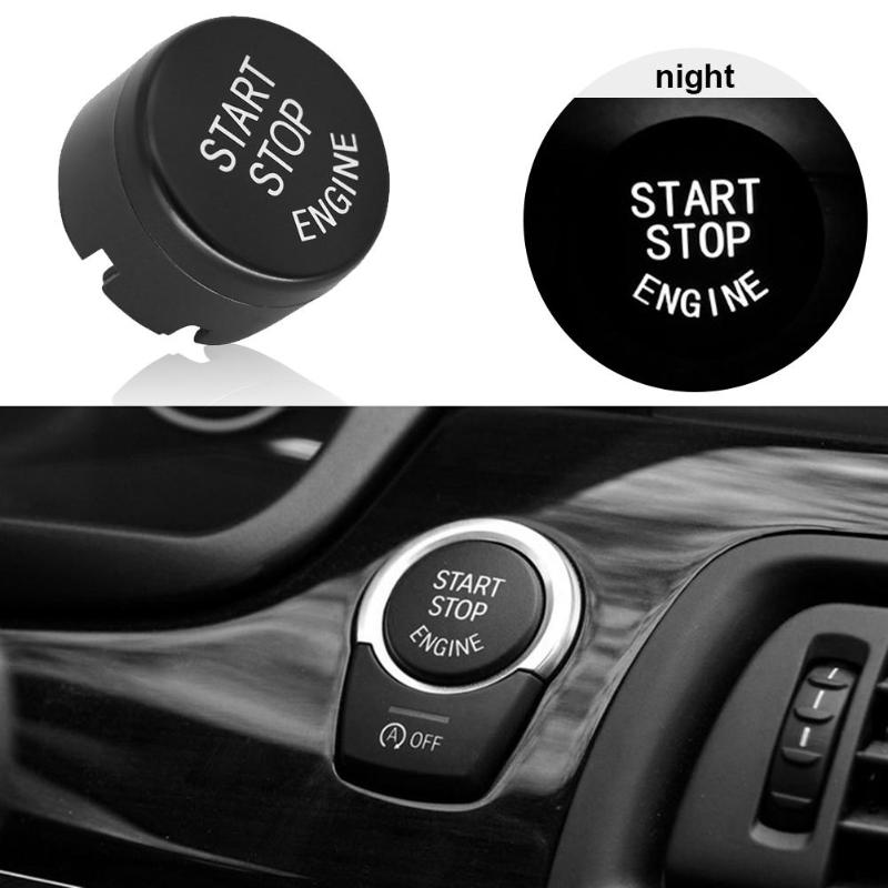 1Pc Car Interior Accessories Start Stop Engine Push Button Cover Ignition Switch Cover for BMW F30 F10 7 Series 2009 to 2017 New - ebowsos