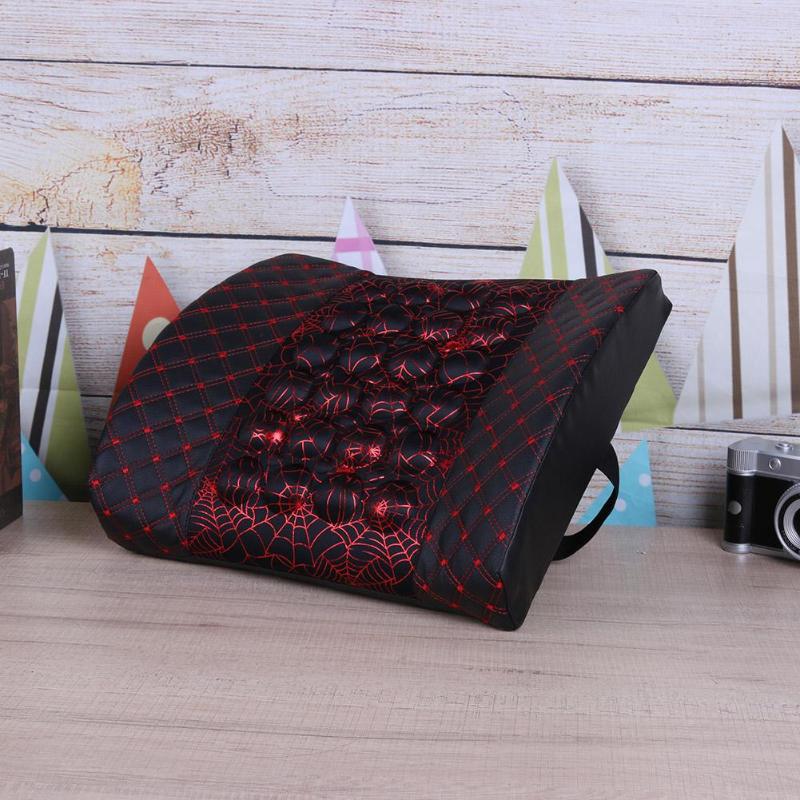 1Pc Electrical Massage Car Seat Back Relief Lumbar Pain Back Support Pillow Headrest Waist Safety Chair Cushion For Auto Vehicle - ebowsos