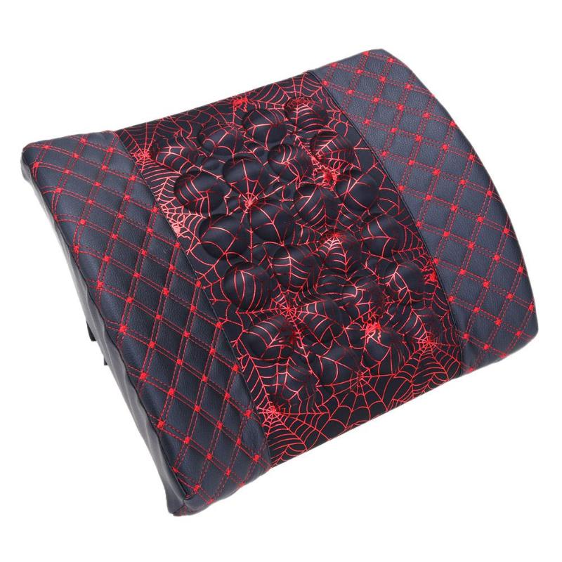 1Pc Electrical Massage Car Seat Back Relief Lumbar Pain Back Support Pillow Headrest Waist Safety Chair Cushion For Auto Vehicle - ebowsos