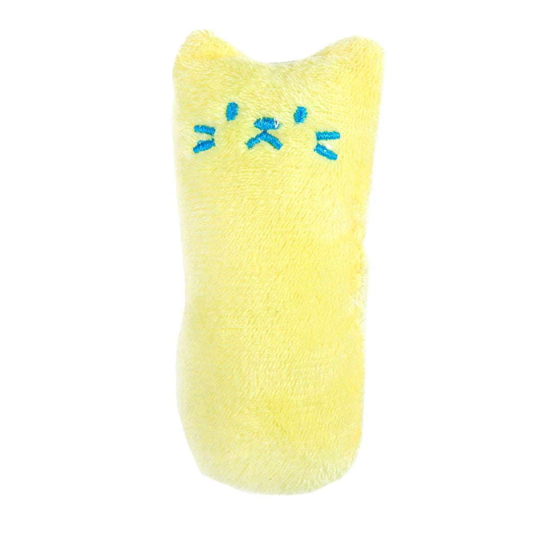 1Pc Pet Cat Balls Interactive Toys Cute Pillow Crazy Cat Kicker Catnip Toy Feather Pet Supplies Teeth Grinding Toys For Cat Dog-ebowsos