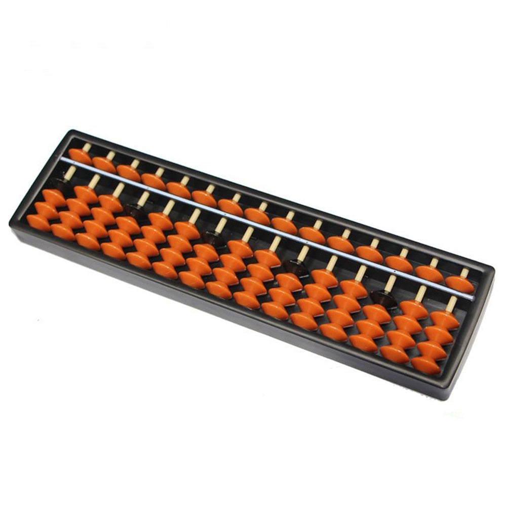 1Pc Plastic Abacus 15 Digits Arithmetic Tool Kid's Math Learn Aid Caculating Toys Educational Toys Gift-ebowsos