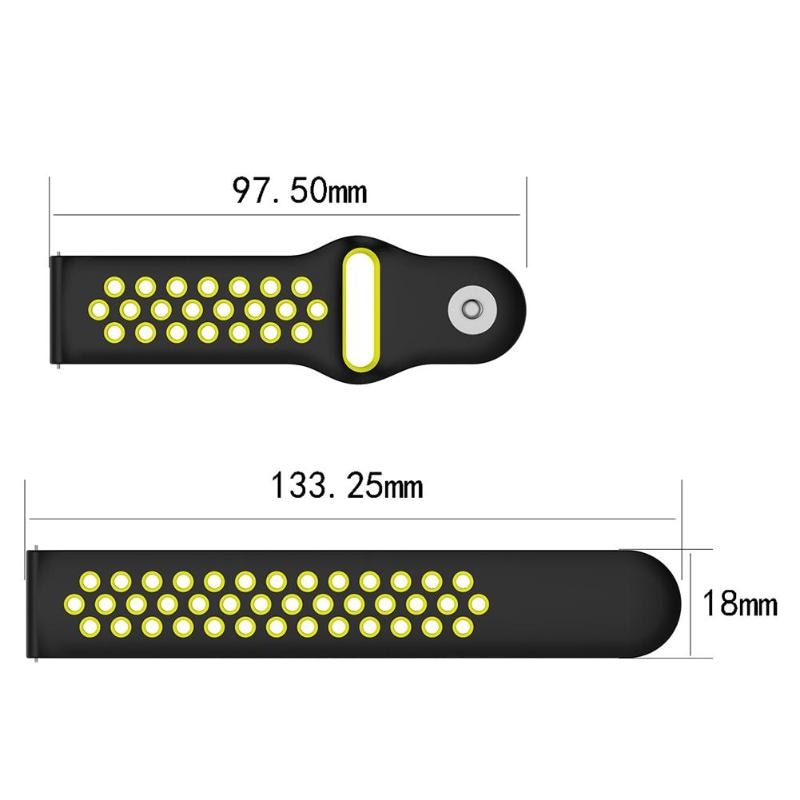 1Pcs 36mm Silicone Watch Band Bracelet Strap for NOKIA STEEL/NOKIA STEEL HR Colorful Replacement Watchbands Watch Accessories - ebowsos