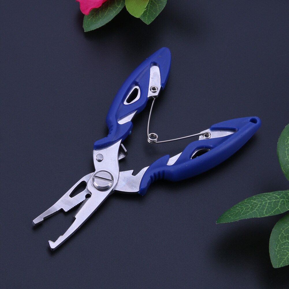 1Pcs Aluminum Fishing Pliers Scissors Line Cutter Wire Hook out Removers Fishing Tools Tackle-ebowsos