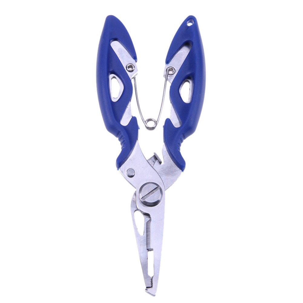 1Pcs Aluminum Fishing Pliers Scissors Line Cutter Wire Hook out Removers Fishing Tools Tackle-ebowsos