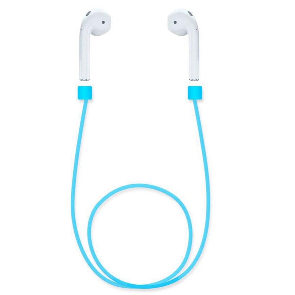 1Pcs Blue Luminous Anti-Lost Earbuds Cable Cord Strap Loop for Apple Airpods Bluetooth Earbuds Earphone Accessories High Quality - ebowsos