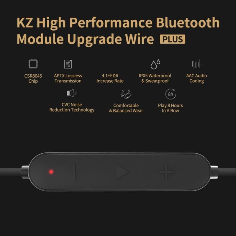 1Pcs Bluetooth Cable Upgrade Module Wire for KZ-ZS3/ZS4/ZS5/ES6/ZSA Earphones Advanced Upgrade Module 85cm Cable For KZ Earphone - ebowsos