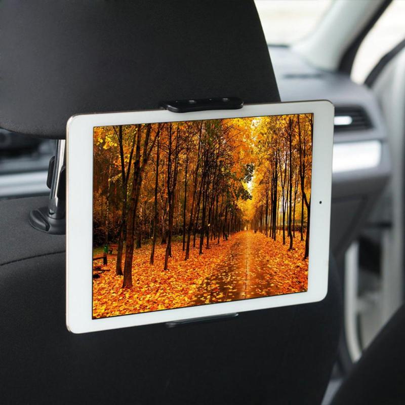 1Pcs Car Back Seat Headrest 360 Degree Rotation Phone PC Mount Bracket Holder Stand Clip for 4.7-7.2 inch Tablet Phone Promotion - ebowsos