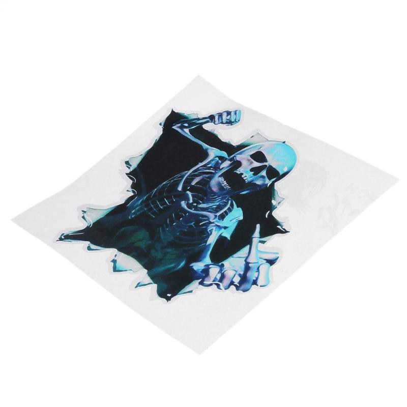 1Pcs Car Sticker 3D Skull Skeleton Decal Auto Window Body Hood Trunk Decoration Car Stickers Car Styling Auto Accessory Hot Sale - ebowsos