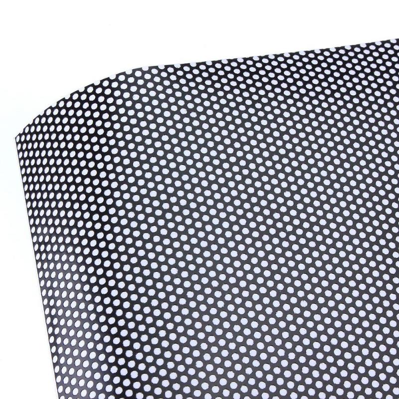 1Pcs Car Sticker for Car Light Cover 106x30cm Car Headlight Tint Perforated Film Mesh Like Fly Eye MOT Legal Tinting Promotion - ebowsos