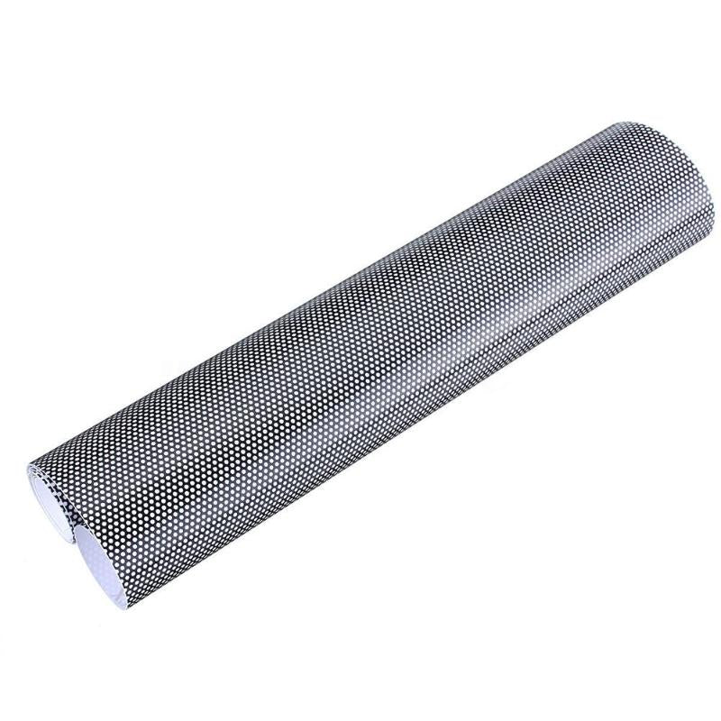 1Pcs Car Sticker for Car Light Cover 106x30cm Car Headlight Tint Perforated Film Mesh Like Fly Eye MOT Legal Tinting Promotion - ebowsos