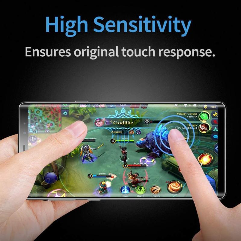 1Pcs Full Cover Tempered Glass Screen Protector for Samsung Galaxy Note 9 Screen Protector Protective Guard Film Case Cover New - ebowsos