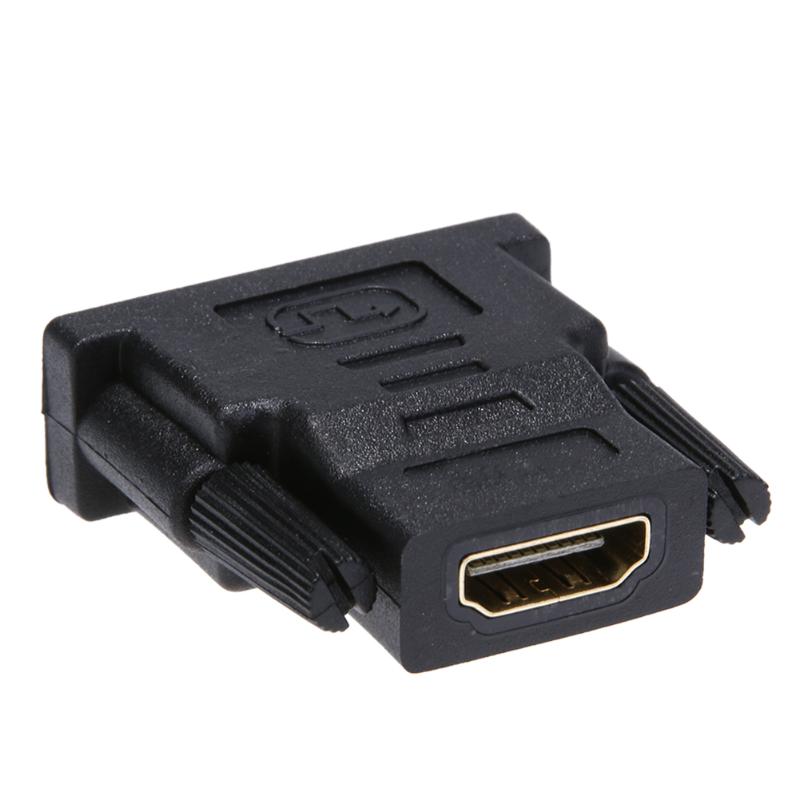 1Pcs HDMI Converter Cable Female to DVI 24+1Pin Male Converter Adapter Cable Connector for PC TV Monitor High Quality Adapter - ebowsos