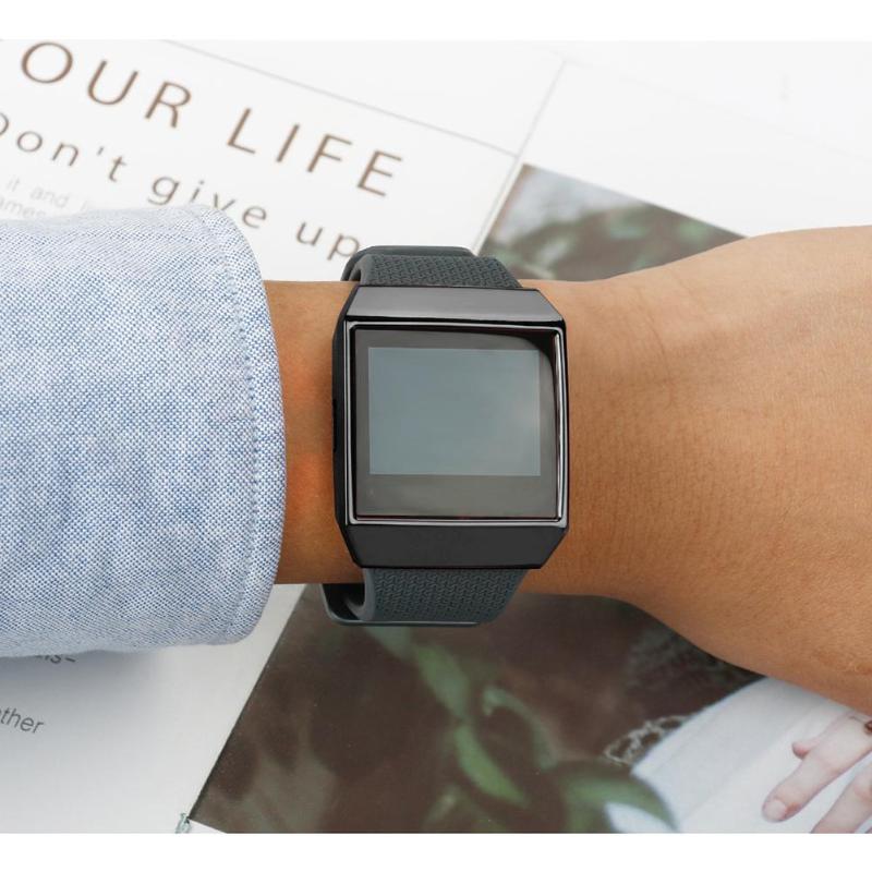 1Pcs Plating TPU Watch Case Cover Anti-Scratch Frame Protector for Fitbit Ionic Colorful Frame Shell Smart Watch Accessorie Case - ebowsos