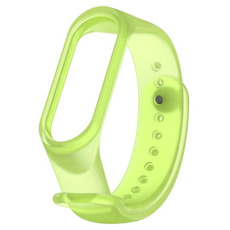1Pcs Replaceable Translucent TPE Adjustable Watch Band Bracelet Wrist Strap for Xiaomi MI Band 3 Colorful Watch Band Hot Sale - ebowsos
