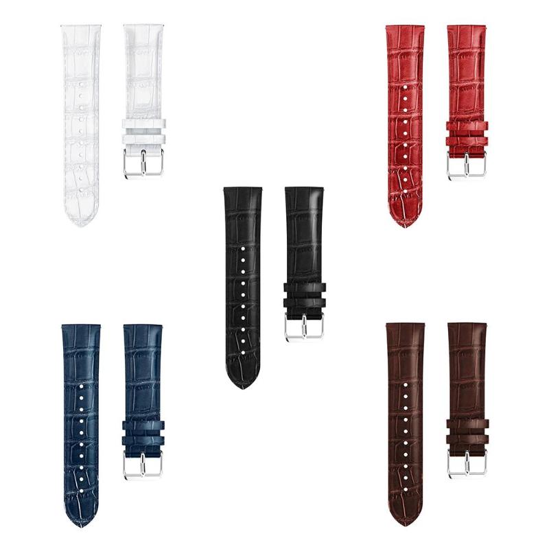 1Pcs Replacement Genuine Leather Watchband Straps for Samsung Galaxy Watch 42mm Colorful Watchband High Quality - ebowsos