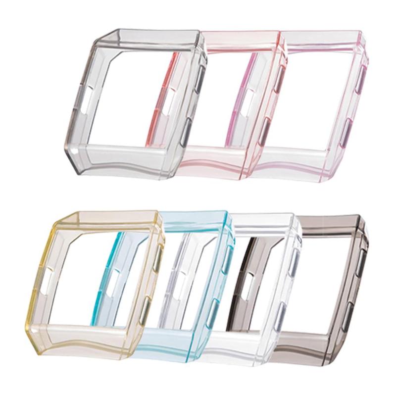 1Pcs Replacement Silicone Frame Skin Case Cover Protective Shell for Fitbit Ionic Smart Watch Cover Protective Shell Promotion - ebowsos