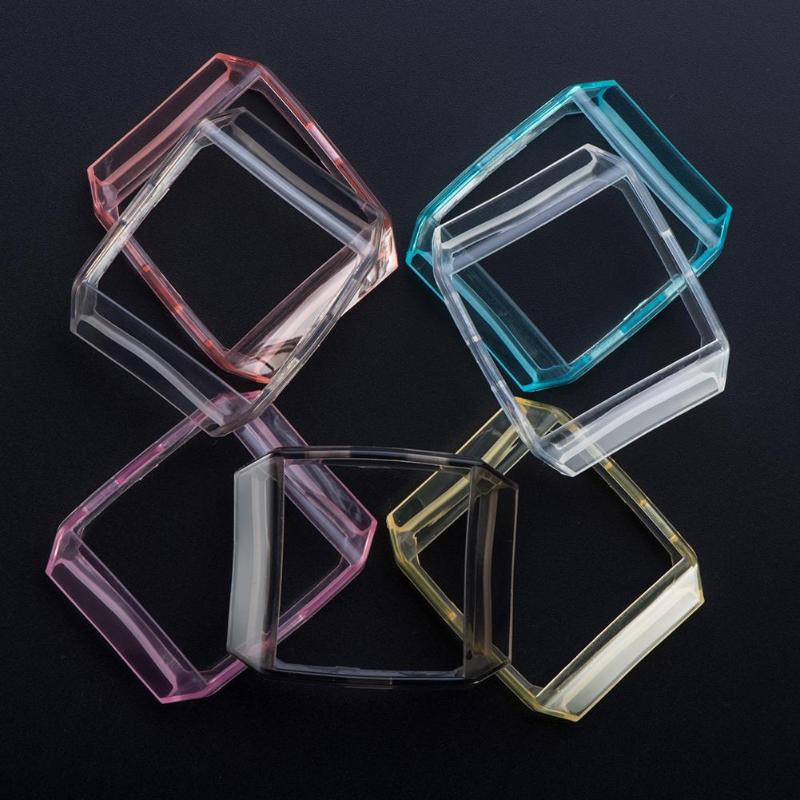 1Pcs Replacement Silicone Frame Skin Case Cover Protective Shell for Fitbit Ionic Smart Watch Cover Protective Shell Promotion - ebowsos
