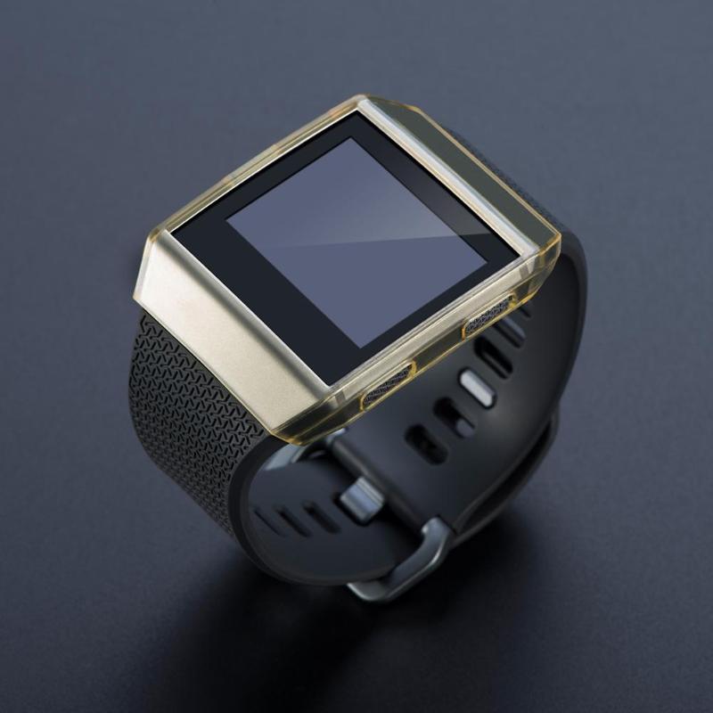 1Pcs Replacement Silicone Frame Skin Case Cover Protective Shell for Fitbit Ionic Smart Watch Cover Protective Shell Promotion - ebowsos