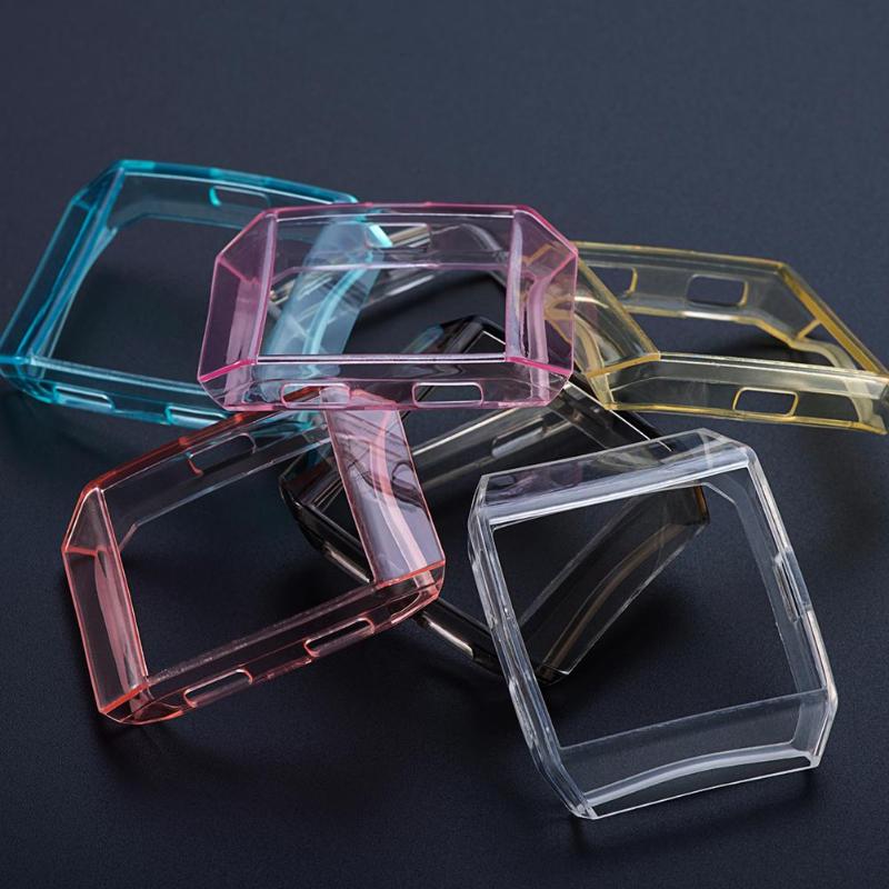 1Pcs Replacement Silicone Frame Skin Case Cover Protective Shell for Fitbit Ionic Smart Watch Cover Protective Shell Promotion - ebowsos