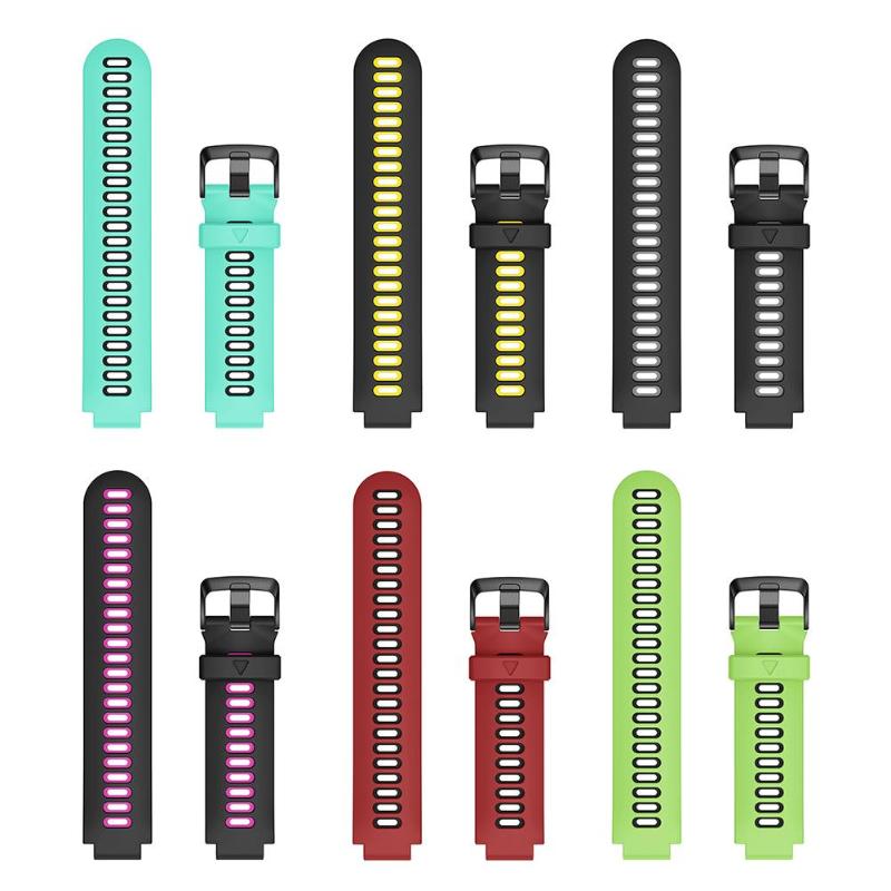 1Pcs Replacement Silicone Watch Band Bracelet Watchstrap for Garmin Forerunner 735XT 220 230 235 620 630 High Quality Watch Band - ebowsos