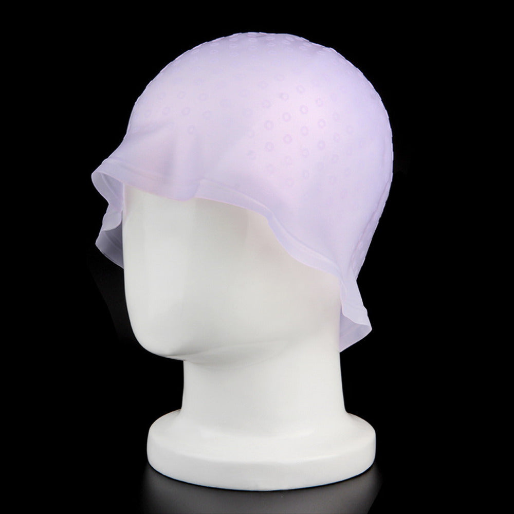 1Pcs Reusable Hair Colouring Highlighting Dye Cap Frosting Tipping Color Hair Care Styling Tools Purple - ebowsos