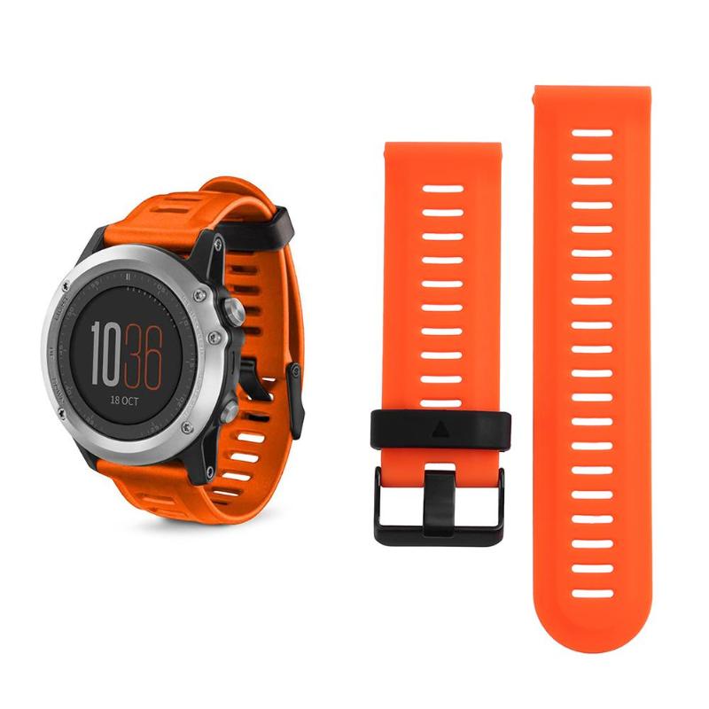 1Pcs Silicone Wrist Strap Bracelet Watch Band Replacement for Garmin Fenix3 Fenix3HR Fenix5 X Smart Watch Colorful Bands New - ebowsos