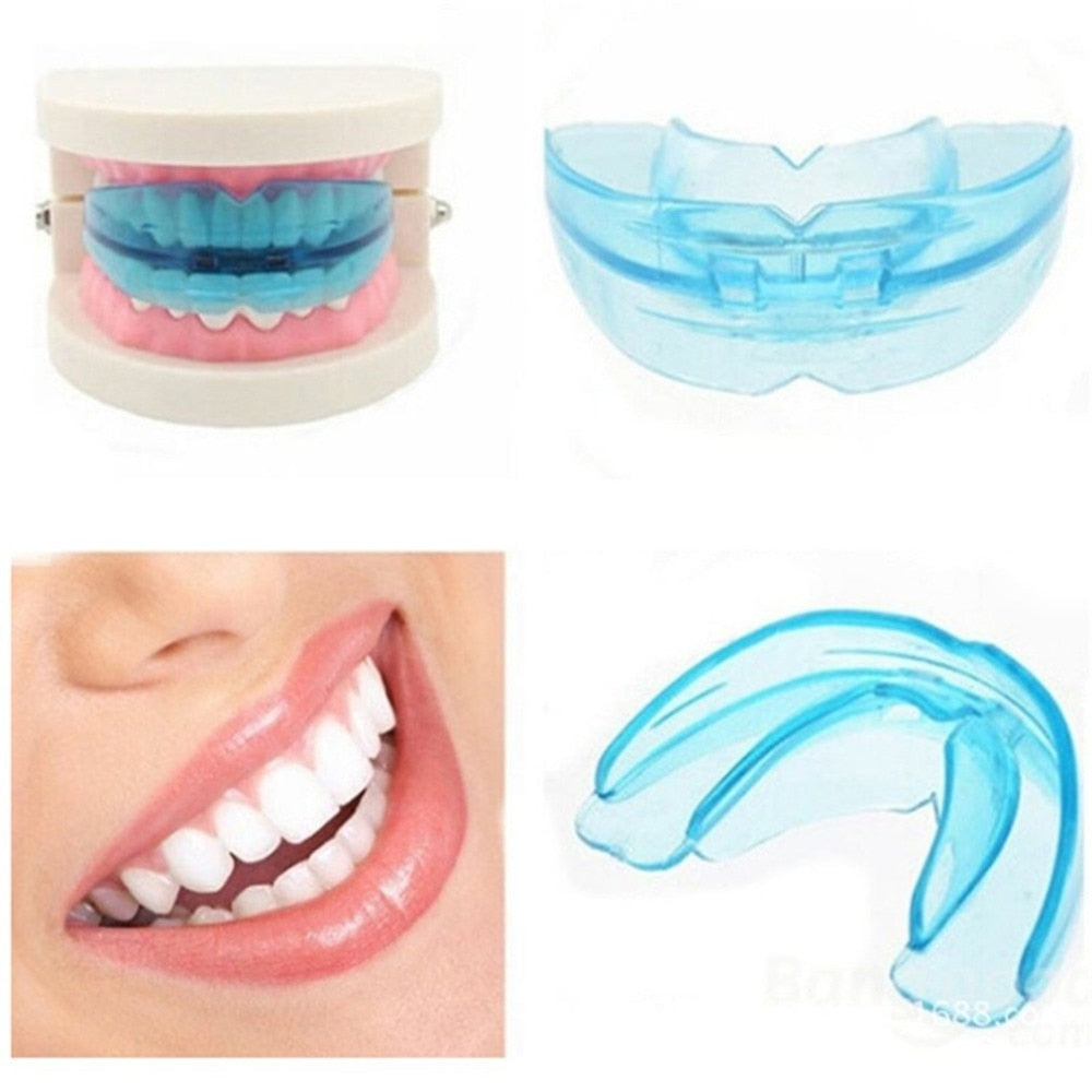 1Pcs Soft Orthodontic Brace Buck Teeth Retainers Boxing Tooth Protector Dental Mouthpieces Orthodontic Appliance Trainer - ebowsos