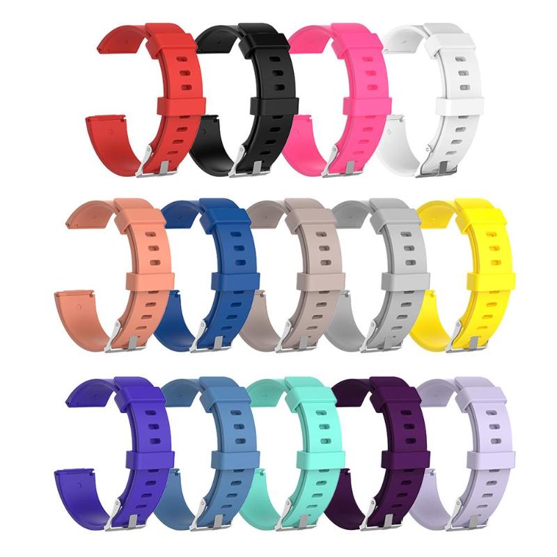 1Pcs Soft Silicone Replacement Sport Wristband Watch Band Strap for Fitbit Versa Bracelet Wrist Watchband Colorful S L Size New - ebowsos