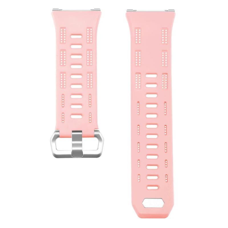 1Pcs Soft Silicone TPU Hollow Breathable Watch Band Bracelet Wrist Strap Replacement for Fitbit Ionic Smart Watch Colorful Bands - ebowsos