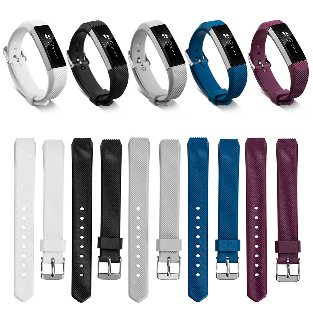 1Pcs Soft Silicone Twill Adjustable Children Wristband Watch Bracelet Strap Replacement for Fitbit Ace Smart Watch High Quality - ebowsos