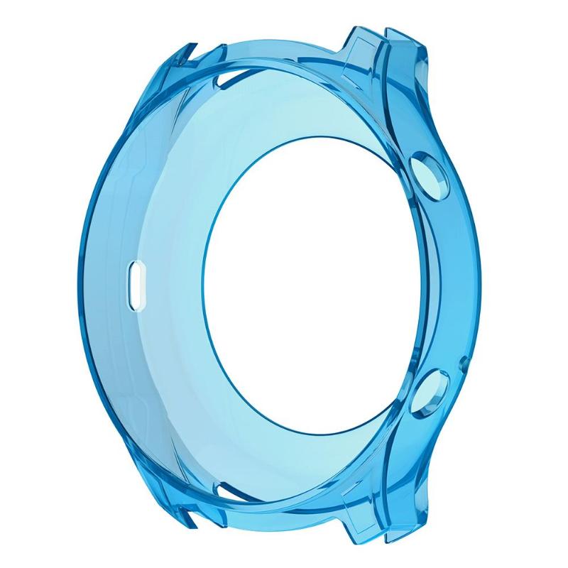 1Pcs Soft TPU Silicone Protective Frame Shell Shockproof Case Cover for Samsung Gear S3 Smart Watch Colorful Replacement Cover - ebowsos