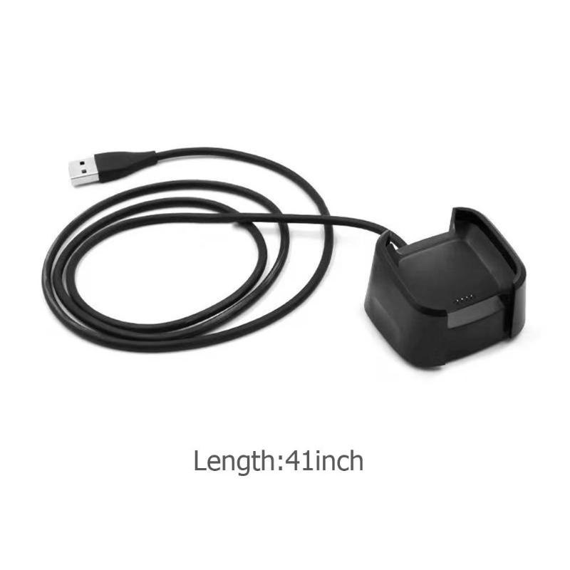 1Pcs USB Charging Data Cradle Dock Station Cable Cord Wire Base Desktop Charger for Fitbit Versa Smart Watch High Quality Dock - ebowsos
