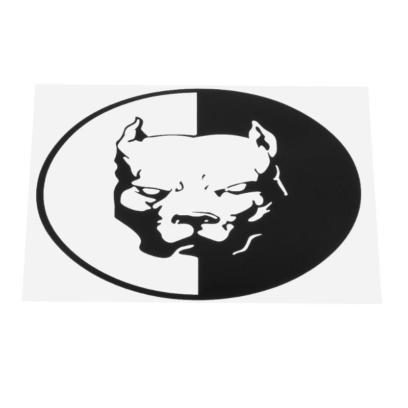 1Pcs Waterproof Pitbull Dog Bulldog Car Sticker Decoration Decal Auto Styling Car Decals Car Stickers Car Styling Accessories - ebowsos