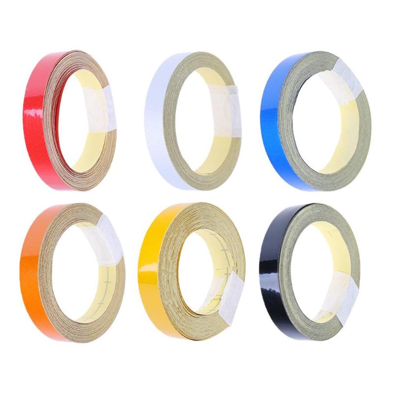 1cmx5m Car Reflective Tape Warning Ornament Sticker - ebowsos