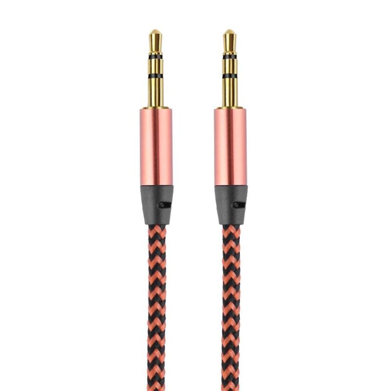 1m 3.28ft 3.5mm Flexible Car Jack Male to Male Extend Stereo Audio AUX Cable Cord Multi-Colors for cellphone MP3 Mp4 Speaker New - ebowsos