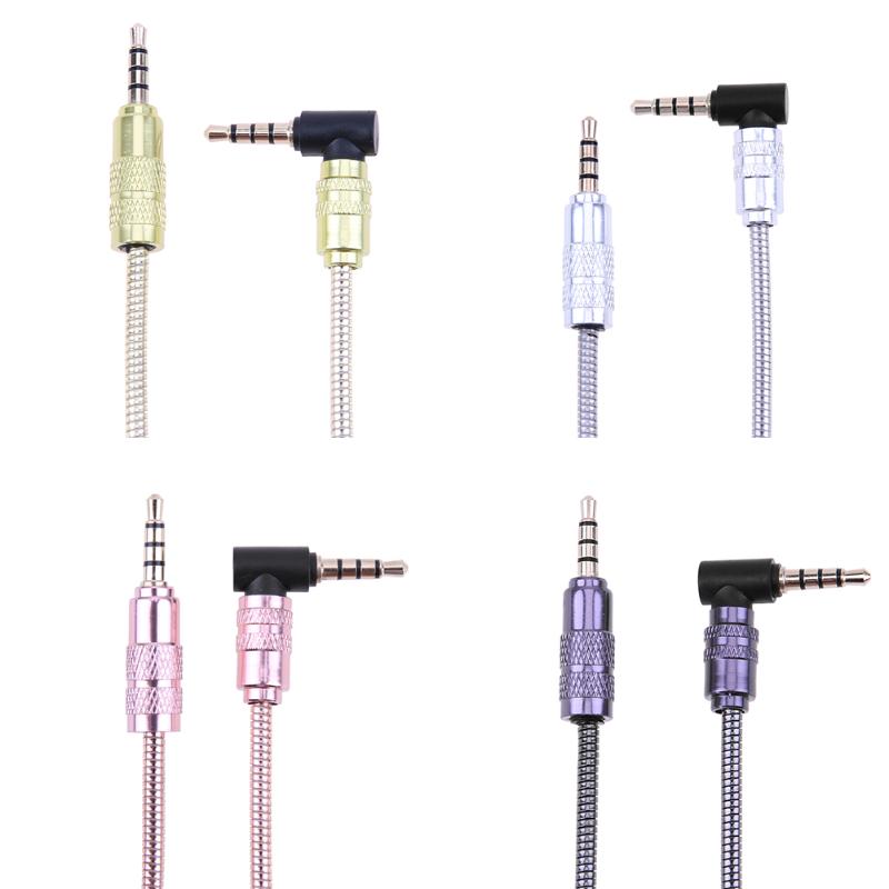 1m/3.28ft Audio Extension Cable AUX 3.5mm Male to Male jack AUX Extension Audio Cable Cord Wire for MP3/MP4/Mobile phone - ebowsos