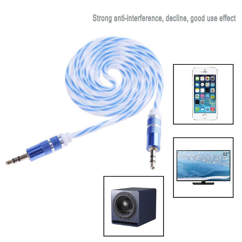 1m 3.5mm Jack Audio Extension Cable 3.5 mm Male to Male Cloth Audio Aux Cable For iPhone Car Headphone Beats Speaker Promotion - ebowsos