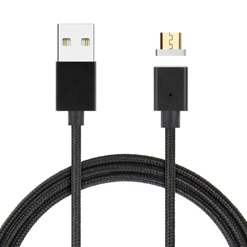 1m Magnetic Micro USB Cable Fast Charging Mobile Phone Magnet Data Cable for Android Phone High Quality Magnetic Micro USB Cable - ebowsos