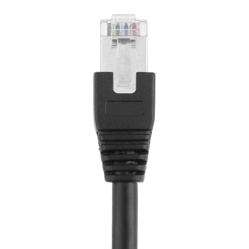 1m Network RJ45 Male to Female CAT6 Splitter Adapter Connector Extension Cable Ethernet Cables Cord Wire High Quality Cable - ebowsos