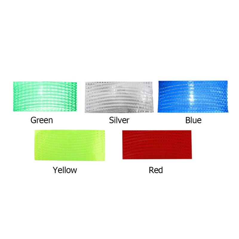 1pc 26 Inch Reflective Tape Fluorescent Bike Sticker MTB Bike Sticker Cycling Wheel Rim Reflective Stickers Bike DecoAccessories-ebowsos