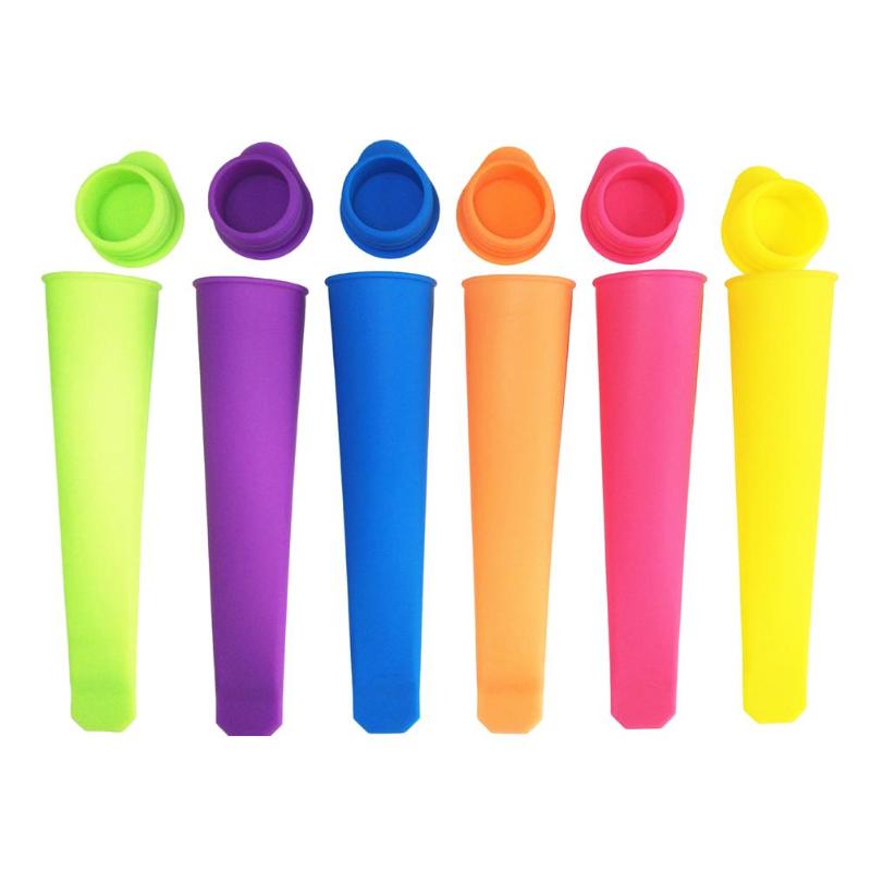 1pc Ice Cream Silicone Mold Handheld Ice Rod Jelly Lolly Ice Cone Holder D4X1 - ebowsos
