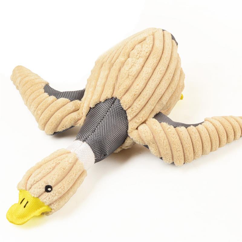 1pc Pet Chew Toy Creative Duck Shape Hemp Rope Dog Teething Toy Pet Plush Toys For Dog Pet Supplies Dog Favors-ebowsos