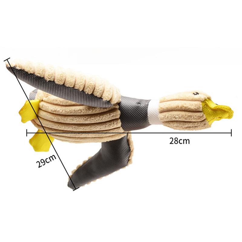 1pc Pet Chew Toy Creative Duck Shape Hemp Rope Dog Teething Toy Pet Plush Toys For Dog Pet Supplies Dog Favors-ebowsos