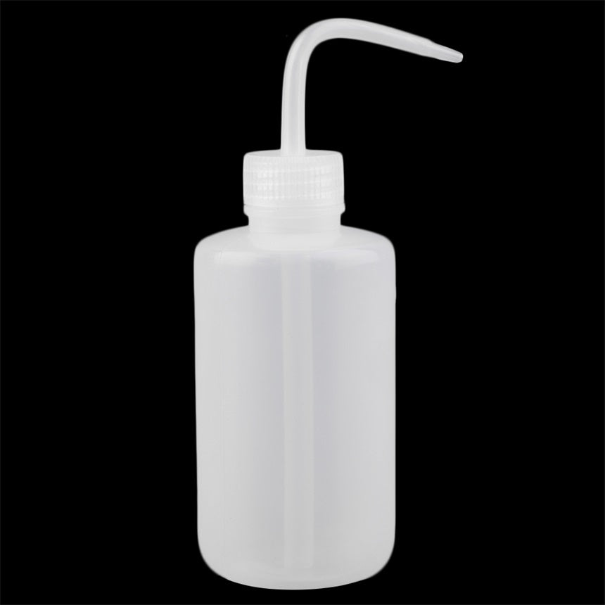 1pc Plastic 250ml Tattoo Wash Non-Spray Lab Squeeze Bottle With Measurement - ebowsos
