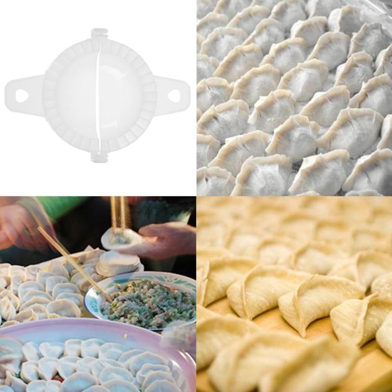 1pc Plastic Hand Press Dumpling Maker Molds Kitchen Dumpling Clip Tool - ebowsos